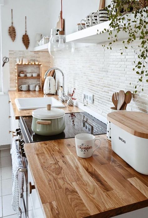 interior design;interior design ideas;kitchen ideas;kitchen decor;kitchen decorating ideas; Hiasan Dalaman Dapur, Model Dapur, Desain Pantry, Home Design Decor, Counter Tops, Kitchen Inspo, Design Case, Kitchen Style, Kitchen Counter