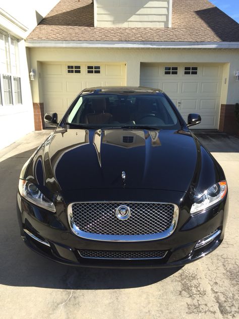 Black Jaguar Car Aesthetic, Jaguar Xf Black, Jaguar Car Aesthetic, Black Jaguar Car, Jaguar Xjl, Best Luxury Sports Car, Jaguar Sport, Car Factory, Here Kitty Kitty