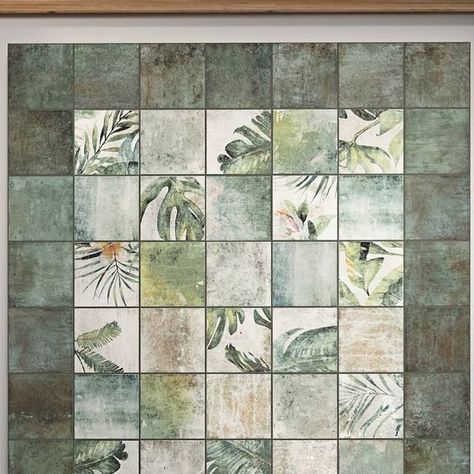 Decobella on Instagram: "While our Amazonia tropical tile remains a great choice for feature walls or inside swimming pools, some may think it makes for a good piece of art. 🔳🔳 . View the range on our website or see a sample at your nearest Decobella tile distributor. . #amazoniatile #decobella#decobellatile #mydecobella #interiorsofsa #interiordesignofsouthafrica #tropicaltile #emeraldgreen #green #tile #tiles #porcelain #prettytiles #art #tileideas #tiletrends #flooring #walltile #wallfeature #colorker #capetownsouthafrica" Tropical Tile, Pretty Tiles, Cape Town South Africa, Tile Trends, Bathroom Tile Designs, Plant Design, Tile Bathroom, Feature Wall, Wall Tiles