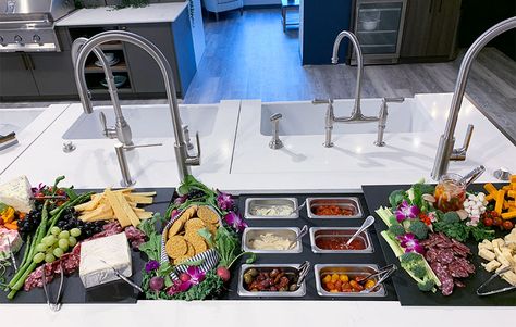 Galley Kitchen Sink, Galley Workstation, Kitchen Prep Sink, Galley Sink, Big Family Meals, Golden Bamboo, Floor Renovation, Kitchen Addition, Keep Food Warm