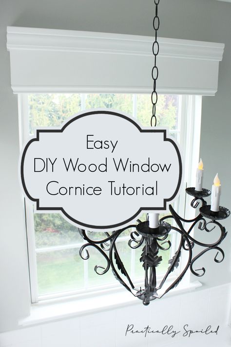 Diy Window Valance Wood, Farmhouse Wood Valances For Windows, Patio Door Wood Valance, White Cornices For Windows, Wooden Cornices For Windows, Window Toppers Ideas Valances Farmhouse, Cornices For Windows, Cornice Board Ideas, Window Cornice Diy