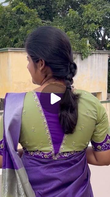 Swathi sundarrajan on Instagram: "Saree @akira_sarees_official 
Blouse @yuhaa_boutique 
Saree was too good and loved the colour combo.do check their profile for more collections. And special giveaway is happening don’t miss it out .
Blouse design ❤️ #stylewithswathi
Saree prepleating and box folding service available 
Self saree draping and professional draping class with government certification ✅
- Saree Pleating 
 -  Saree Ironing 
 -  Saree Folding
 -  Saree Draping 

Join now and you will know :
 - how to drape Saree in perfection 
 - how to drape the folded saree in 5 minutes 

Block your seats now. 
If u wanna drape your saree like pro with in 5 mins then you can send your saree for prepleating . 
🥻saree will be prepleated according to your body type .
🥻saree will be pleated irone Stiff Saree Blouse Designs, Self Colour Blouse Designs, Gap Border Blouse Designs, Professional Blouse Designs, Checks Saree Blouse Designs, Blouse Back Neck Designs Pattern, Pleating Saree, Pleated Blouse Designs, Saree Prepleating