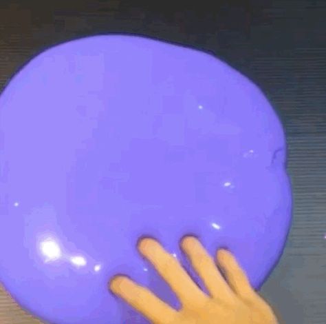 This is borderline erotic. | 22 Seriously Satisfying Slime Gifs Slime Gif, Purple Slime, Sensory Gifs, Metallic Slime, Sliming World, Slime Collection, Types Of Slime, Pretty Slime, Slime Diy