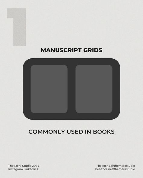 8 Types of Grids used in design, in either graphic design, Web design, Layout design and even UI/UX, grids are important for arranging elements be it images, text or illustrations on a website, app or manuscript. Read the full story via the link in bio Follow @themerastudio for more #grid #layoutdesign #design #graphicdesign #manuscript #branddesigner #branding Manuscript Grid, Web Design Layout, Design Web, Brand Identity Design, Design Layout, Identity Design, In Design, Layout Design, Link In Bio