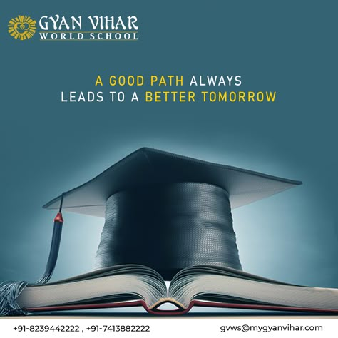 GYAN VIHAR WORLD SCHOOL | Behance Educational Creative Ads Design, Creative Education Ads, Education Day Creative Ads, Education Ads Creative, Back To School Creative Ads, School Creative Ads, World Education Day, Education Ads, Family Quotes Truths