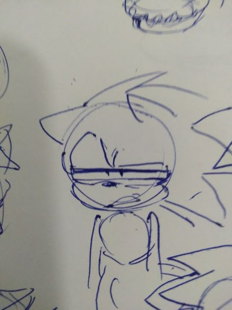 Crazy Oc Drawing, Sonic Doodles Easy, Sonic And Shadow Drawing, Sonic Bunny Oc, Shadow Drawing Sonic, Sonic Reference Poses, Sonic Drawing Tutorial, Sonic Fan Art Cute, Shadow The Hedgehog Sketch