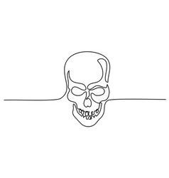 Line Drawing Abstract, Learn To Tattoo, Continuous Line Art, Line Art Flowers, Line Art Vector, Drawing Vector, One Line Drawing, Continuous Line Drawing, Human Skull