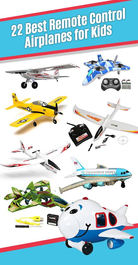 Are you having a tough time finding RC airplanes for your kids? We understand how difficult it can be due to how many different options are available, which is why we’ve taken care of the hard part for you.We have researched and reviewed what the best remote control planes have to offer. All you need to do is read through the options below and pick the one that stands out to you the most. Remote Control Planes, Diy Playdough, Plane Gifts, Cool Toys For Boys, Airplane Kids, Best Gifts For Boys, Creative Thinking Skills, Best Gifts For Girls, Airplane Toys