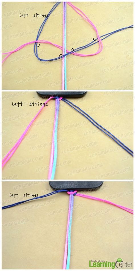 Spiral Friendship Bracelet, Spiral Knot, Friendship Bracelet Tutorial, Paracord Bracelet Patterns, Free Macrame Patterns, String Bracelets, Friendship Bracelets Tutorial, New Friendship, Friendship Bracelets Diy