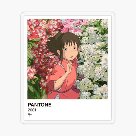 Studio Ghibli Pantone Stickers | Redbubble Pantone Stickers, Studio Ghibli Fanart, Anime Sticker, Ghibli Artwork, Anime Printables, Tumblr Stickers, Scrapbook Stickers Printable, Studio Ghibli Art, Ghibli Art