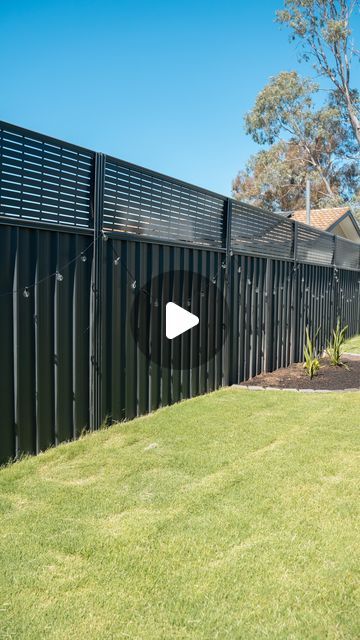 Alicia Darma | Renovation & DIY on Instagram: "How to get more privacy in your backyard 🤭#DIYproblemsolving With the slope of our land + the height of the floor of the extension, we unfortunately have limited privacy in our yard. 🧐 So time for a #diy solution! These are the Standard fence extension kits from @screenlinesystems, they are customisable in that they come in the colour you want (to match or offset the fence) and they come in a range of designs. The team were super helpful in helping us figure out what post we had as well (there are different types depending on how old your fence is). Always make sure you check your local council regulations on fence height too! 📏 DIY wise - this was a big job especially in summer, but definitely doable. The panels are a little awkward to fit Fence Extensions For Privacy Backyard, Privacy Fence Height Extension, Extend Privacy Fence Height, Fence Extenders For Privacy, Adding Height To Fence, Fence Height Extension Ideas, Fence Extensions For Privacy, Privacy Fence Extension Ideas, High Fence Ideas Privacy