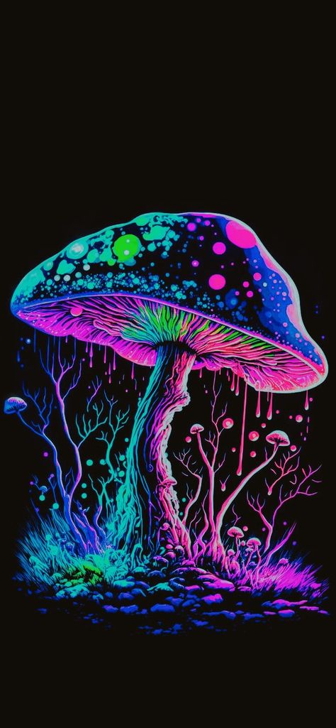 Psylocibin Mushrooms Art, Abstract Mushroom, Mushroom Wallpaper, Trippy Visuals, Psychadelic Art, Abstract Art Wallpaper, Cool Wallpapers Art, Mushroom Art, Shirt Printing