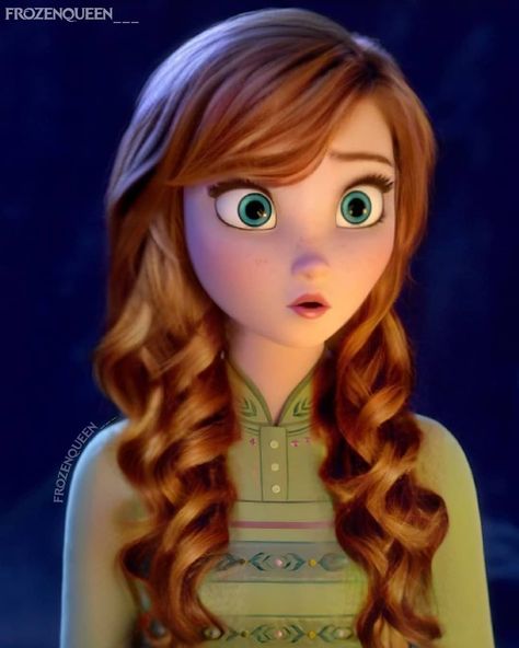 Anna Pictures, Anna Elsa, Frozen Anna, Anna From Frozen, Anna Character, Anna Aesthetic, Anna Pictures Frozen, Anna Face Character, Anna Pfp Frozen