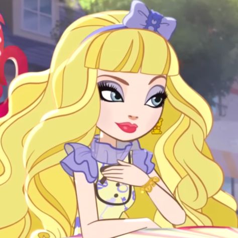 ever after high icon, ever after high pfp, eah, blondie lockes icon, blondie lockes pfp Ever After High Blondie Locks, Eah Pfp, Ever After High Pfp, Blondie Lockes, High Pfp, Abbey Cowen, Lizzie Hearts, Lock Icon, Monster High Art