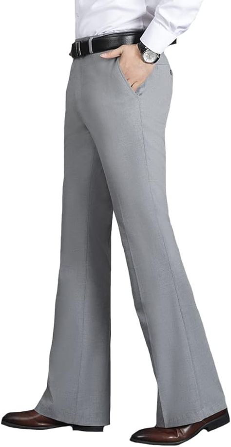 Formal Pants Design For Men, Pants Design For Men, Formal Trousers For Men, Gents Pants, Bell Bottom Pants Outfit, Men Pants Pattern, Formal Dress Pants, Gents Shirts, Slim Fit Pants Men