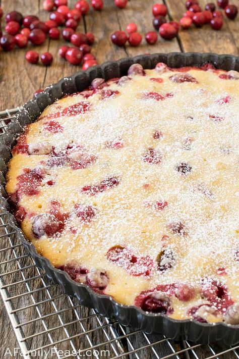 Nantucket Cranberry Pie, Cranberry Tart Recipe, Cranberry Tart, Cranberry Dessert, Cranberry Pie, Cranberry Almond, Delicious Thanksgiving, Cranberry Recipes, Family Feast