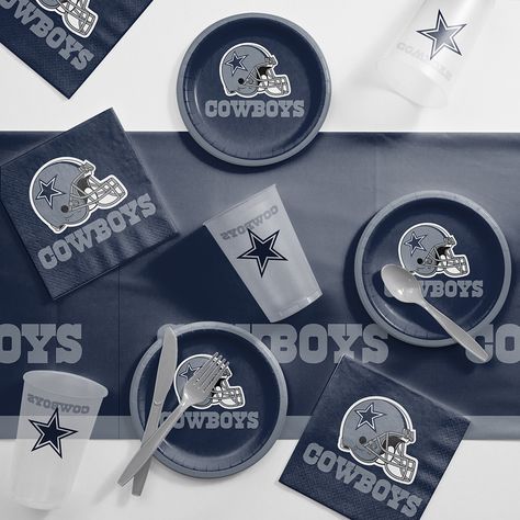 NFL , Super Bowl party supplies. We have every team Dallas Cowboys Birthday Party, Dallas Cowboys Baby Shower, Dallas Cowboys Birthday, Dallas Cowboys Party, Nfl Party, Cowboy Baby Shower, Cowboy Birthday Party, Nfl Oakland Raiders, Cowboys Nfl