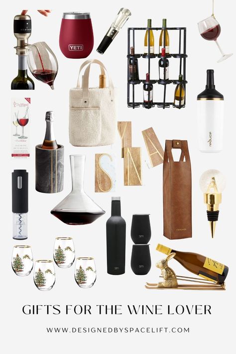 Wine Gadgets Gift Ideas, Gifts For The Host, Gifts For Alcohol Lovers, Red Wine Gift Ideas, Gift Ideas For Wine Lovers, Gifting Wine Ideas, Gift For Wine Lover, Wine Lover Gift Ideas, Wine Gifts Ideas