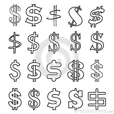 Money Logo Tattoo, Money Signs Tattoo Design, Dollar Sign Tattoo Stencil, Money Sign Neck Tattoo, Money Sign Tattoo Design, Dollar Sign Tattoo Design, Hourglass Drawings, Money Sign Drawing, Money Symbol Tattoo