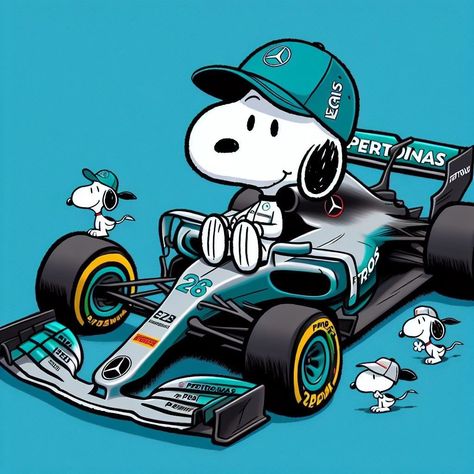 Formula One Fanart, F1 Anime, F1 Fanart, Ipad Wallpaper Aesthetic, F1 Art, F1 Wallpaper Hd, Formula 1 Car Racing, F1 Poster, Snoopy Images