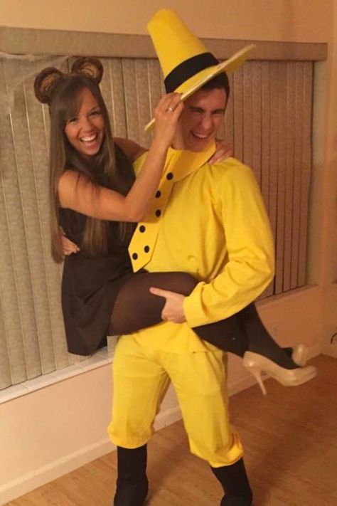 Halloween Couple Costumes, Funny Couple Costumes, Cute Couples Costumes, Costume Couple, Black Halloween Costumes, Unique Couple Halloween Costumes, Diy Couples Costumes, Cute Couple Halloween, Aesthetic Kirby