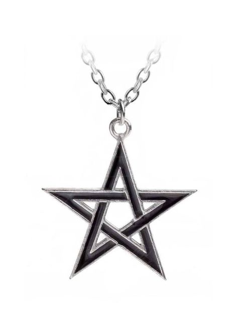 Necklaces Star, Pentagram Jewelry, Gothic Mode, Black Pendant Necklace, Jewelry Goth, Gothic Jewellery, Pentagram Necklace, Alchemy Gothic, Jewelry Star