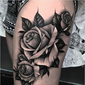 Grey Rose Tattoo, Black And Grey Rose Tattoo, Realistic Rose Tattoo, Black And Grey Rose, Rose Drawing Tattoo, Rose Tattoos For Men, Rose Tattoos For Women, Black Rose Tattoos, Rose Tattoo Design