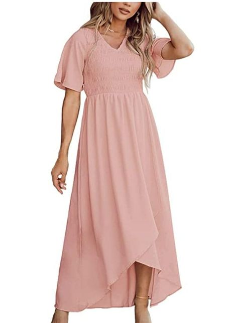 Blush Dress Long, Flowy Long Dress, Blush Skirt, Maxi Dress Short, Red Ruffle Dress, Smocked Maxi Dress, Flowy Dress Long, Family Photoshoot Outfits, Blush Dress