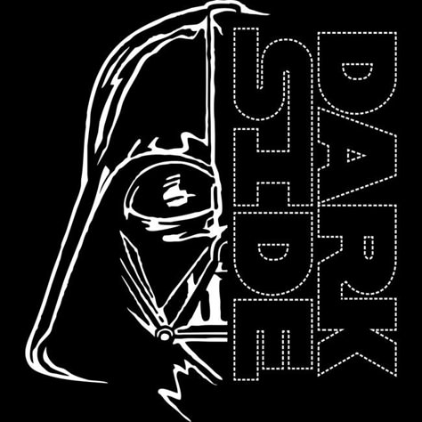 Welcome To The Dark Side Star Wars, Darth Vader Vector, Bleach Printing, Starwars Design, Dark Vader, Cricut Projects Easy, Star Wars Shirt, Star Wars Design, Dark Side Star Wars