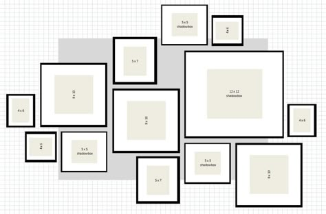 How To: IKEA Ribba Frame Gallery Wall Picture Wall Layout, Picture Frame Arrangements, Gallery Wall Template, Photowall Ideas, Wall Layout, Picture Arrangements, Frame Layout, Gallery Wall Layout, Family Photo Wall