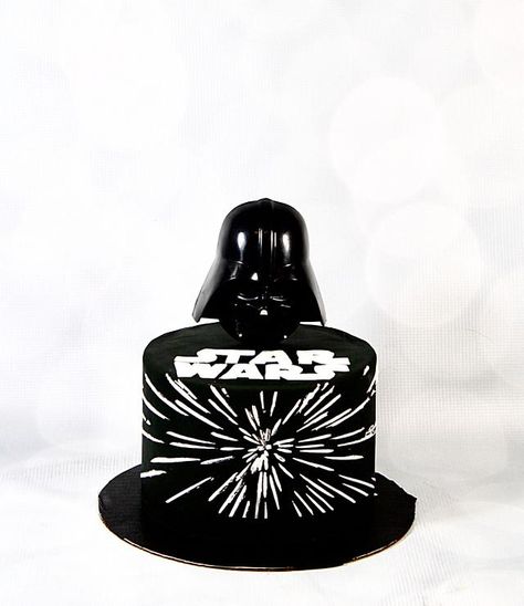 Darth Vader Cake Ideas, Starwars Cakes Birthday, Pastel Darth Vader, Darth Vader Cakes, Starwars Birthday Cake, Darth Vader Birthday Cake, Star Wars Darth Vader Cake, Star Wars Cake Ideas, Star Wars Torte