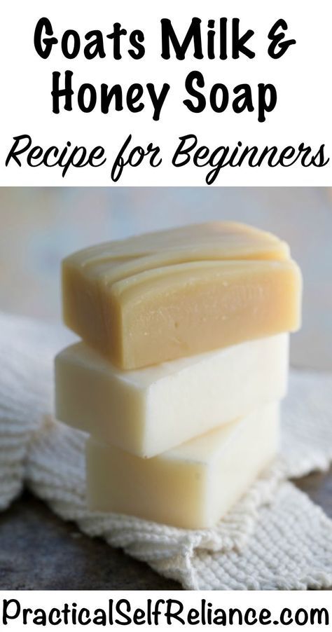 Goats Milk and Honey Soap Recipe #naturalsoaprecipes Milk And Honey Soap Recipe, Honey Soap Recipe, Milk And Honey Soap, Goat Milk Soap Recipe, Milk Soap Recipe, Goat Milk Recipes, Savon Diy, Recipe For Beginners, Soap Making Recipes