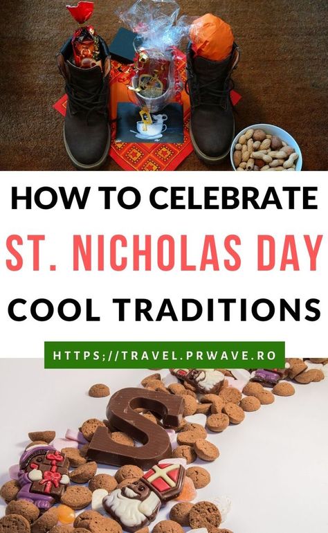 How to celebrate Saint Nicholas Day. Discover interest St. Nicholas traditions across the globe and find out if Saint Nicholas is connected to Santa Clause. Learn when is Saint Nicholas Day celebrated and information about traditions such as Krampus, Sinterklaas, Saint Nicholas Day in Europe, St Nicholas day in Romania, St. Niklaus, and more. #saintnicholas #stnicholas #stnicholastraditions #christmas St Nicholas Feast Day, Saint Nicholas Day Traditions, St Nicholas Day Food, St. Nicholas Day, St Nicholas Day Ideas, Saint Nicholas Day, St Nicholas Day, Christmas Units, Snow Place