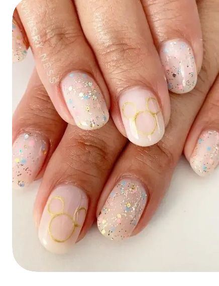 Summer Disney Nails, Simple Disney Nails, Disney Manicure, Disney World Nails, Disney Themed Nails, Disney Princess Nails, Disneyland Nails, Nails Disney, Disney Nail Designs