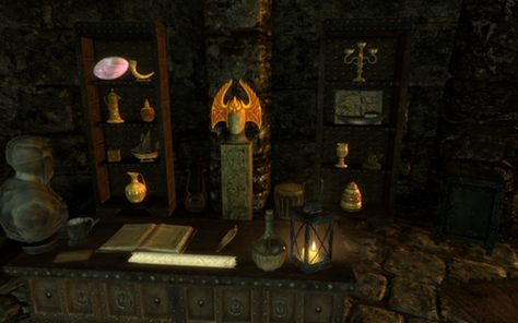 The Litany of Larceny is a quest available in The Elder Scrolls V: Skyrim. The Litany of Larceny is an unmarked side quest for the Skyrim Thieves Guild. It involves collecting various trophies found all over Skyrim. Skyrim Thieves Guild, Skyrim Tips And Tricks, Tes Skyrim, Thieves Guild, Elder Scrolls Lore, Elder Scrolls Games, Skyrim Art, Side Quest, The Thieves