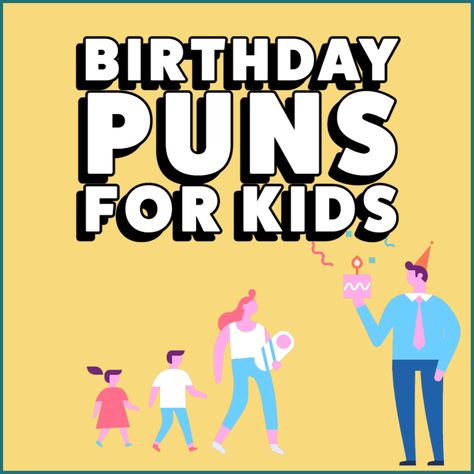 Three Year Old Birthday Puns, Puns For Kids, Funny Birthday Jokes, Birthday Toast, Coffee Puns, Birthday Puns, Happy Belated Birthday, Birthday For Him, Candles For Sale