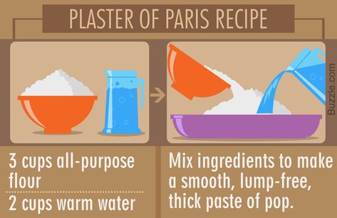 What is plaster of Paris and how does it need to be mixed? Read this article for the recipe to understand the answers of these queries. How To Make Plaster, Paris Crafts, Paper Dragon, Homemade Clay, Diy Plaster, Paris Food, Plaster Crafts, Plaster Of Paris, Clay Crafts Air Dry