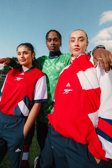 adidas Football Presents Its New "Icons" Collection | Hypebeast Soccer Shoot, Football Presents, Sport Editorial, Sports Fashion Editorial, Arsenal Jersey, Football Photography, Adidas Retro, Retro Collection, Football Fashion