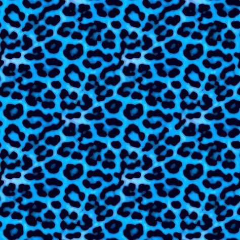 Blue Leopard Print Wallpaper, Blue Mcbling, Blue Y2k Background, Y2k Blue Aesthetic, Building Outfits, Cheetah Print Background, Scene Pfp, Leopard Butterfly, Blue Cheetah Print