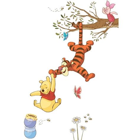 Winnie The Pooh And Tigger, Pooh And Tigger, Winnie The Pooh Nursery, Wall Appliques, Winnie The Pooh Pictures, Cute Winnie The Pooh, York Wallpaper, Winnie The Pooh Quotes, Winnie The Pooh Friends