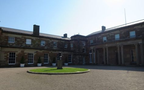 The front of Hillsborough Castle, near Belfast. Victoria Howard Hillsborough Castle, The Manor House, Official Residence, Irish Countryside, Northern Irish, American Colonies, Throne Room, Castle Garden, Royal Residence