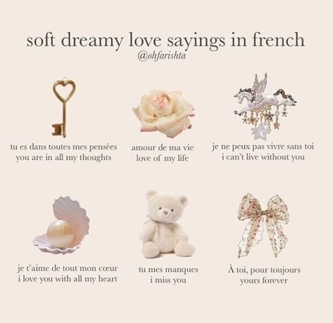 Cute French Words, French Study, Wording Ideas, Basic French Words, French Aesthetic, French Language Lessons, Romantic Academia, French Phrases, Cute Words