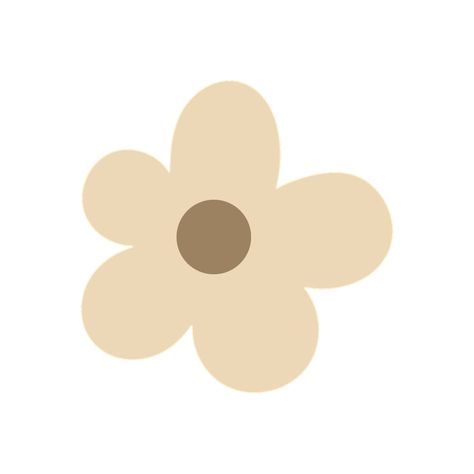 Flowers Cartoon Aesthetic, Cute Cartoon Flowers, Macbook Icon, Cute Flower Drawing, Flower Icon, Beige Flowers, Cute Home Screen Wallpaper, Cute Home Screens, Desktop Icons