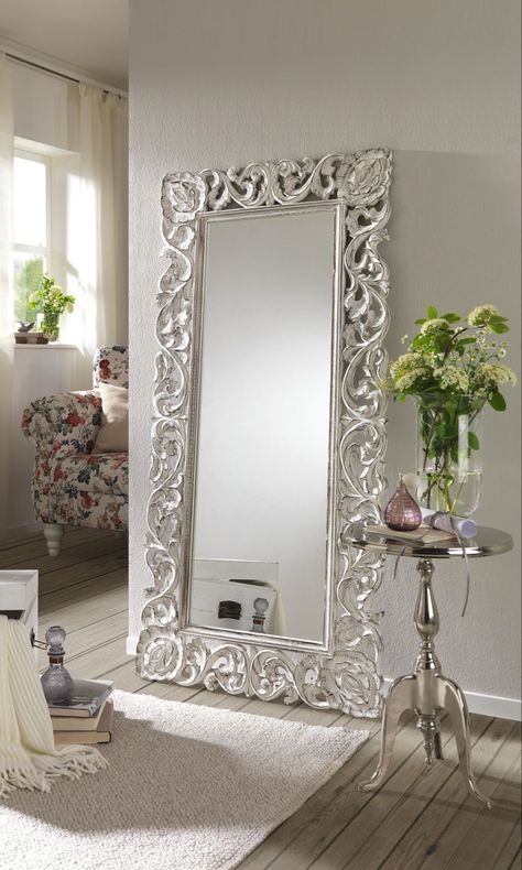 Shabby Chic Bedroom Diy, Mirror Gallery, Lighted Wall Mirror, Mirror Wall Living Room, Entryway Mirror, Mirror Wall Bedroom, Diy Entryway, Contemporary Wall Mirrors, Mirror Design Wall