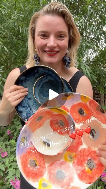 Anna Katharina Jens on Instagram: "Let me show you my favourite uses of my Swirl Bowls — which one is your favourite? ❤️❤️❤️

#handmadewithlove #potteryart #ceramics #paintingpottery #healthysnacks #snackbowl #servingplate #swirlbowl #smallbusiness #womanowned" Pretty Presents, Anna Katharina, Plates Diy, Ceramic Ideas, Pottery Techniques, March 20th, Snack Bowls, January 26, Which One Are You