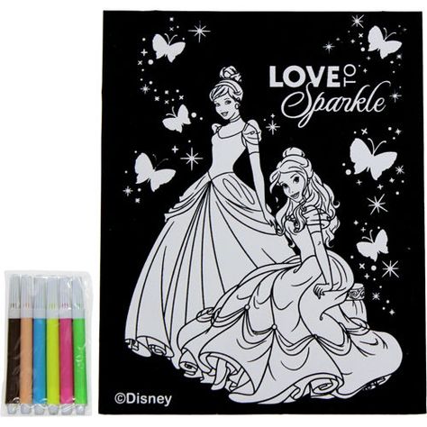 Disney Princess Velvet Coloring Poster with Markers Disney Princess Party Favors, Disney Princess Party Decorations, Disney Princess Party Supplies, Princess Party Ideas, Disney Princess Birthday Party, Princess Party Decorations, Princess Party Favors, Disney Princess Birthday, Disney Princess Party