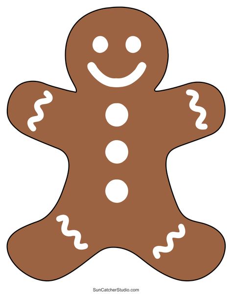 Ginger Bread Men Drawing, Gingerbread Man Clipart Free Printable, Gingerbread Man Template Free, Gingerbread Outline Printable, Ginger Bread Pattern, Diy Gingerbread Crafts, Gingerbread Man Outline, Gingerbread House Patterns Templates Free Printable, Gingerbread Silhouette