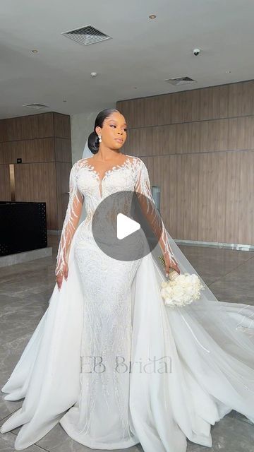 2in1 Wedding Dress, Wedding Dress Veil, Naija Wedding, Happy Married Life, White Wedding Gowns, Wedding Dress With Veil, Beaded Gown, Married Life, Timeless Pieces