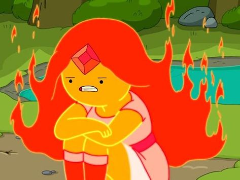 Fire Princess, Flame Princess, Adventure Time Cartoon, Time Cartoon, Water Adventure, Princess Bubblegum, Cartoon Network, Adventure Time, Water