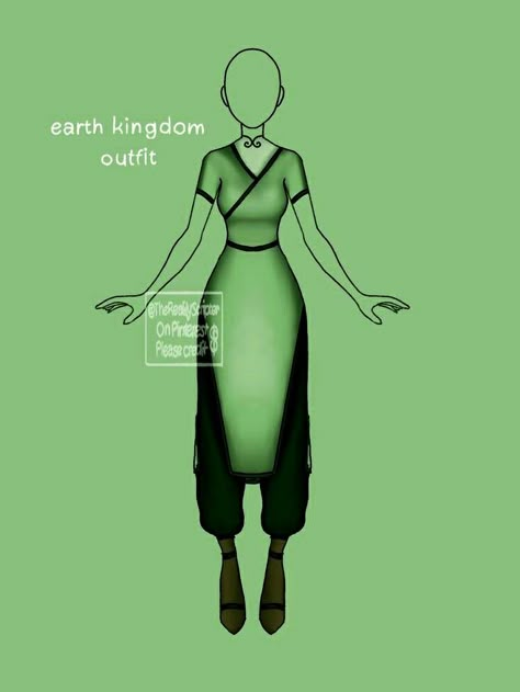 Earth Tribe Clothes Avatar, Earth Bending Outfit, Earth Kingdom Oc, Atla Earth Kingdom Clothes, Earth Kingdom Outfits, Earth Bender Outfit, Earth Bender Clothes, Earth Kingdom Clothes, Atla Shifting